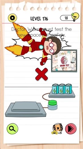 Brain test 4 level-176#the adventure of brain #braintest #viral #shorts #entertainment #gaming