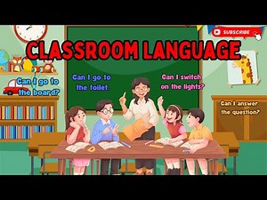 Classroom Language for Kids | Easy English Phrases for Students