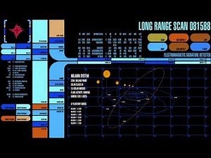 Star Trek LCARS Animations - Nemesis Long Range Scan