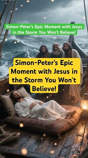 Simon-Peter’s Epic Moment with Jesus in the Storm You Won’t Believe!