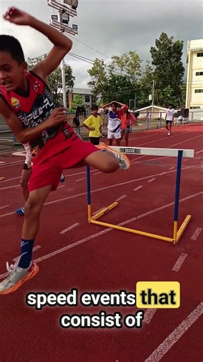 That hurdle was personal 😅 #trackandfield #sports