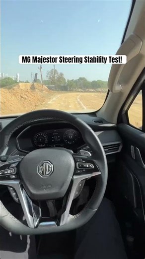 MG Majestor Steering Stability Test! #mgmajestor #fortuner #autolive