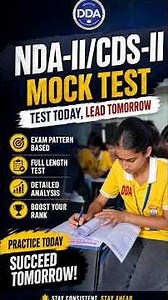 🔥 The Countdown Has Begun — Nda-Ii & Cds-Ii 2026 Mock Test Series Is Live Today! 🎯🎖️