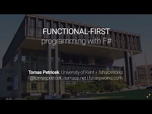 Functional-first programming with F# - Tomas Petricek