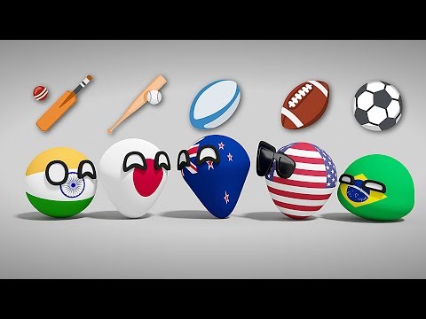 COUNTRIES DEBATE THE BEST SPORT | Countryballs Animation