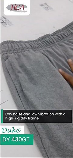 Duke DY 430GT | High-Speed Electronic Bar Tack Machine with Direct Drive & Pattern Sewing | HCA