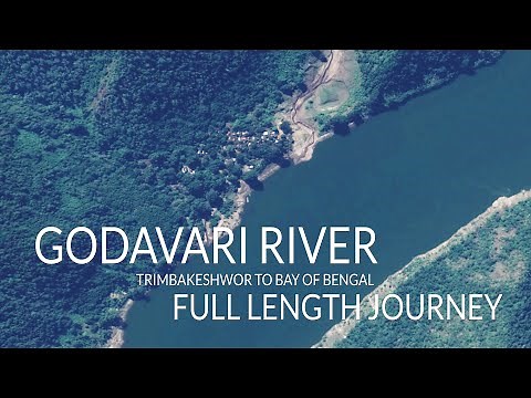 Godavari River India गोदावरी नदी from Trimbakeshwar to Bay of Bengal full length tour *virtual
