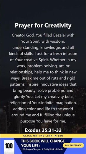 Prayer for Creativity