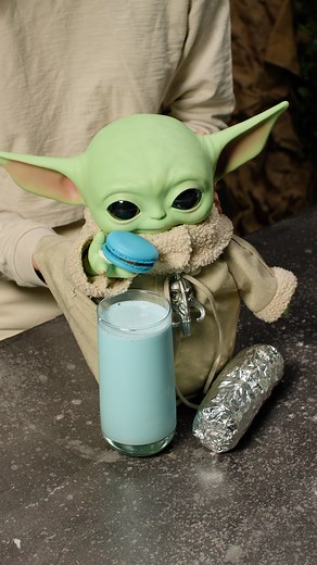 228K views · 168 reactions | Do not advise eating before riding in any space ships. The finale last week was epic! See and shop the recipe here! https://tasty.co/recipe/the-mandalorian-blue-cookies | Tasty | Facebook