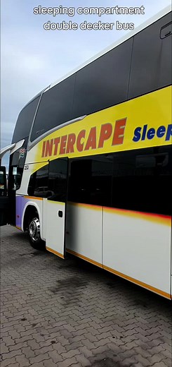 Sleeping compartment on double decker buses