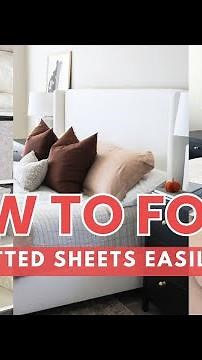 How to fold a fitted sheet | the easy way