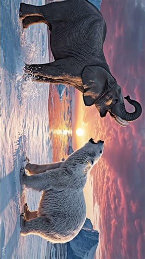 elephant vs polar bear