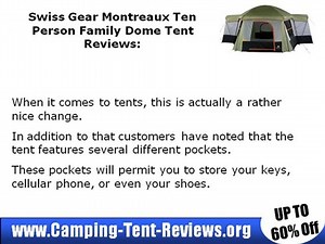 Swiss Gear Montreaux Ten Person Family Dome Tent
