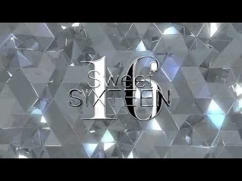 2 Hour Sweet 16 Sixteen Background Video with Music in Silver | 365Edits.com RSVP Website Builder
