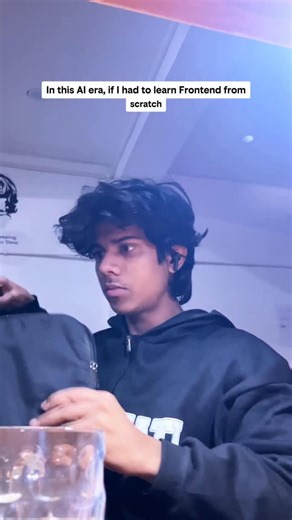 Arvaj | CS Student on Instagram: "Frontend feels hard only when you learn it randomly. Follow the right order and everything starts to make sense. If I were starting frontend from zero today, this is the roadmap I’d follow 👇 Step 1: Master HTML & CSS fundamentals Focus on • Structure and layout • Spacing and responsiveness Tools • HTML • CSS (Flexbox, Grid) Step 2: Get solid with JavaScript basics Focus on • Variables and functions • Async behavior Tools • Vanilla JavaScript Step 3: Learn React