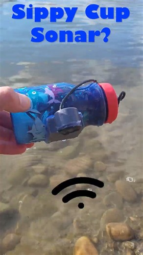 Cheap DIY Sippy Cup Sonar!? (ESP32 + GPS + JSN-SR04T)