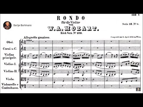 Mozart - Rondo in C major K 373 for violin and orchestra (1781) [Grumiaux]