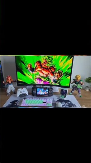 Dream RGB Desk Setup for Anime Fans 💚✨