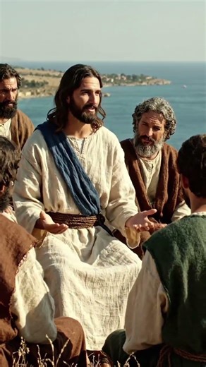 Jesus teaching his disciples on discipline