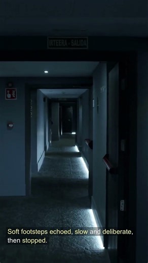 Silent footsteps echo my breath in the haunted elevator hall #shorts