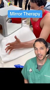 The power of the mind! By convincing the brain that an injured hand is working normally, mirror therapy can significantly reduce the pain in that hand. It simply creates a new, less painful neural pathway. It is an excellent example of neuroplasticity, the ability of the brain to form and reorganize synaptic connections. Mirror therapy has been shown to be effective after a stroke, for complex regional pain syndrome, and for phantom limb pain. While individual results may vary, as a whole my pat