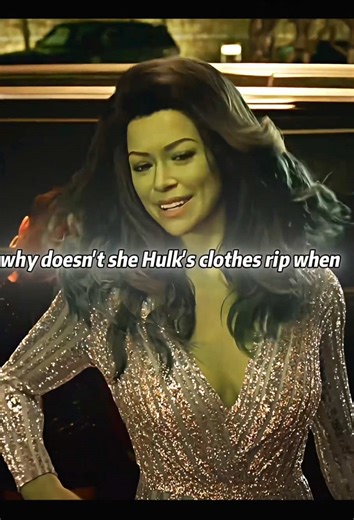 Why doesn’t she Hulk’s clothes rip when she transforms #tiktok #fyp #avengers #usa #movie