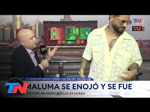 WORLD CUP QATAR 2022: In an interview, Maluma got angry and left