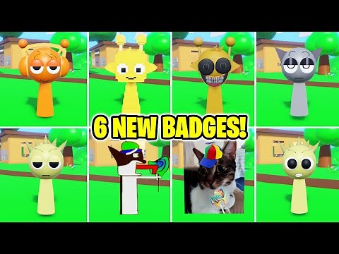 (UPDATE!) 3D SPRUNKI RP AND ANIMATIONS - How to get ALL 6 NEW BADGES!! NEW UPDATE! (ROBLOX)