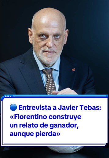 Javier Tebas juega en casa, pero no pone reglas. Recibe cordial a ABC en la planta cuarta de la sede de LaLiga, el organismo que preside desde 2013, posa como le dicen y se deja preguntar sin alterarse. Responde con naturalidad, cómodo en el cuerpo a cuerpo. Y menciona cada dos por tres a Florentino Pérez, su antagonista número uno. Viene de ganarle una sonora batalla. O eso parecía. Así nos habla de él. No te pierdas la entrevista completa por José Miguélez en ABC.es #florentino #tebas #javiert