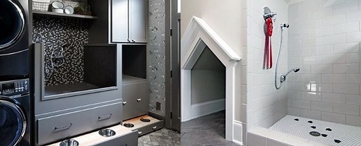 Home Dog Wash Station Ideas - Canine Shower Designs