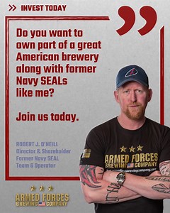 1.4M views · 2.9K reactions | Join Special Operations Veterans at Armed Forces Brewing Company and help us grow our early-stage company. Invest now in our public stock offering for as little as $200. America Deserves Great Beer! | Armed Forces Brewing Company | Facebook