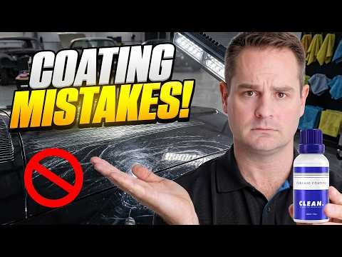 14 Ceramic Coating Mistakes That RUIN Your Results