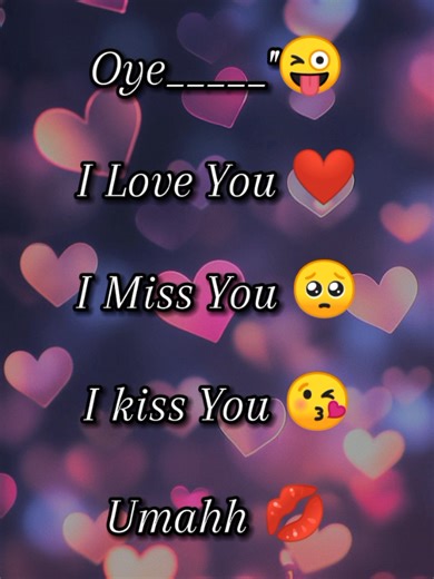 Expressing Love and Affection