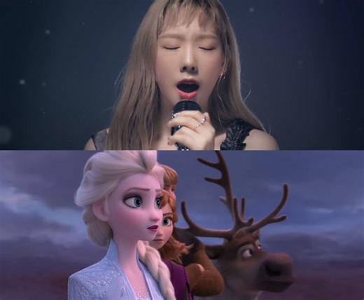 [SBS Star] VIDEO: Taeyeon Powerfully Sings Elsa's New Song for 'FROZEN II'