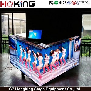[Hot Item] LED P5 Advertising Full Color Indoor Curve/Cylinder LED Display Screen
