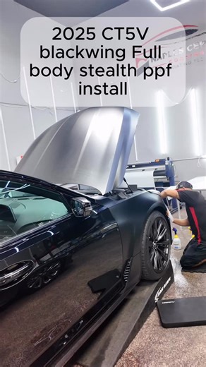 2025 Ct5V blackwing got full stealth ppf and 3m window films #detailing #naplesflorida #cars #cadillac #ct5v #ct5vblackwing | Naples Ceramic Coatings | Facebook