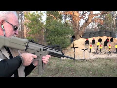 ISSC MK22 MSR .22LR SCAR Style Rifle Shooting
