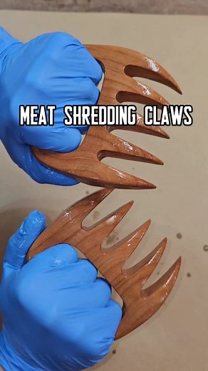DIY Wooden Meat Shredding Claws