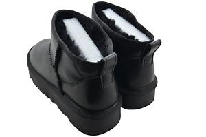 [Hot Item] Black Classical Design Fur Snow Boot for Adults