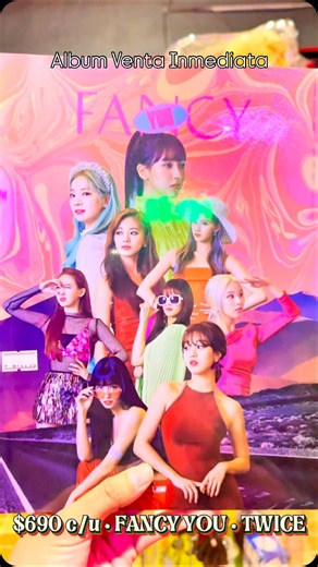 Kissa Shop on Instagram: "💖✨ $690 c/u • TWICE — FANCY YOU ✨💖 💿 The 7th Mini Album 📀 Versiones disponibles: A / B / C 📦 Contenido: • Cover • Photobook • Fancy Lenticular (random 1 de 9) • CD-R (random 1 de 9) • Photocard (random 5 de 90) • Fancy Sticker (random 1 de 3) 🇰🇷 Producto original 🆕 Nuevo y sellado ⚡ Venta inmediata 📍 Disponible en Kissa Shop ⸻ 💳 Pagos: efectivo 💵, tarjeta 💳 y transferencia 📲 🛵 Envíos por mandaditos (costo extra dentro de Tepic) 🕛 Horario: Lunes a Sábado |
