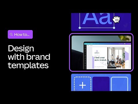 How to design with Brand templates in Canva
