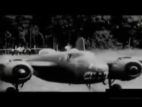 B-25 gun camera footage - strafing 1