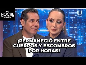 Sobreviviente del sismo del 2017 comparte su testimonio al ser rescatada | De Noche | Unicable