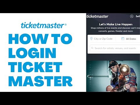 Ticketmaster.com Login: How to Login Ticketmaster.com Login My Account ⏬👇