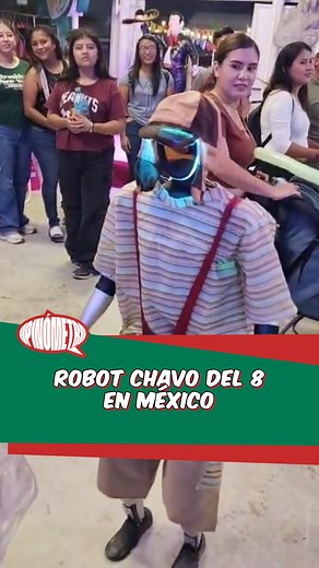 28K views · 142 reactions | Un robot humanoide vestido como el Chavo del 8 causó sensación luego de recorrer las calles de Ciudad Victoria, México, aparición que se convirtió en un fenómeno viral por lo extraño y divertido de la situación. | Opinómetro | Facebook
