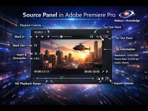 Premiere Pro Source Panel Mastery: Essential Selection Techniques for Professional Video Editors