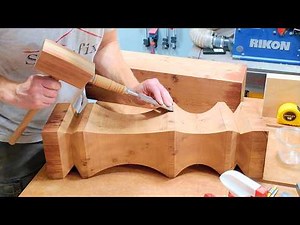 Turn Plain Wood Into Stunning Curved Statement Legs