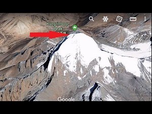 Mount Kailash Top View - Mount Kailash From Satellite - Kailash Parvat from Top - Kangrinboqe Peak