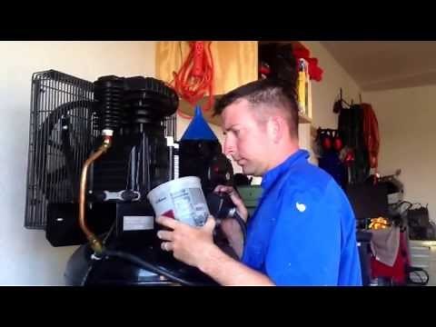 Kobalt 60 gal compressor oil change