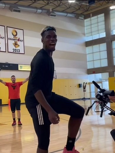 1.6M views · 91K reactions | Don't sleep on Paul Labile Pogba, this man can hoop. We saw it firsthand  | Miami Heat | Facebook